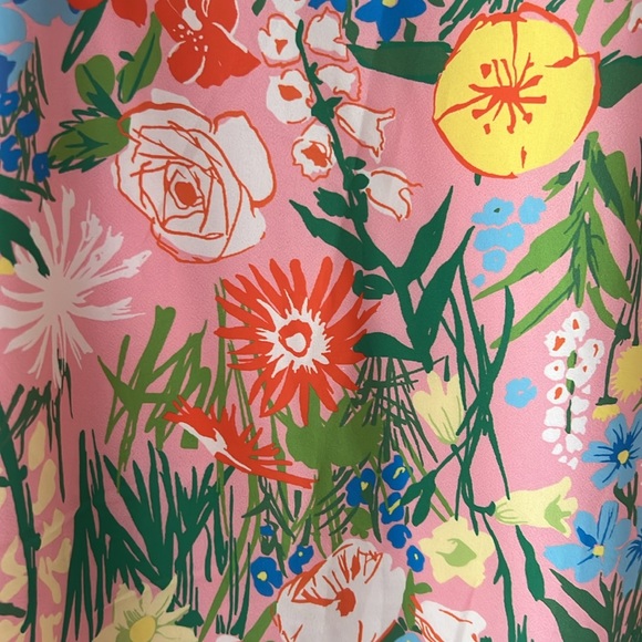 Pretty, floral silk dress, only worn once. Excellent condition - Picture 5 of 6